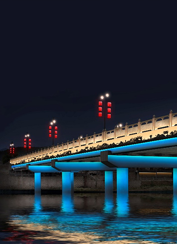Nachtszenenbeleuchtungsprojekt der Stadt Heqiao